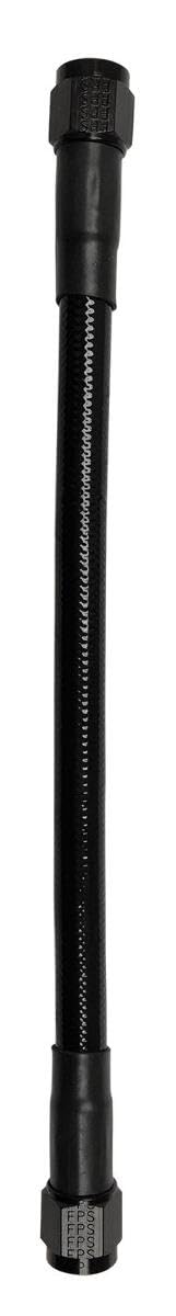 Black -10AN Fragola PTFE Hose Assembly Straight x Straight 96in