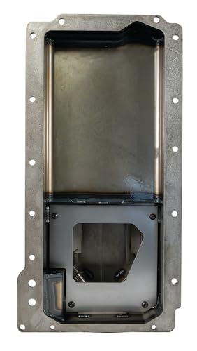 Moroso Steel Wet Sump Oil Pan 20148, Fits GM LS Engines, Road Race Baffle, Remote Oil Filter