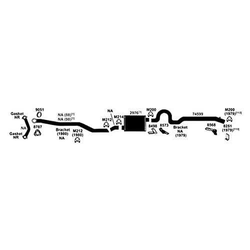 Exhaust Muffler AP Exhaust Products 7523