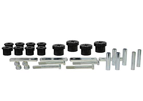Rear Leaf Spring and Shackle Bushing Kit Nolathane REV293.0000 Compatible with Chevrolet 70-81 Camaro