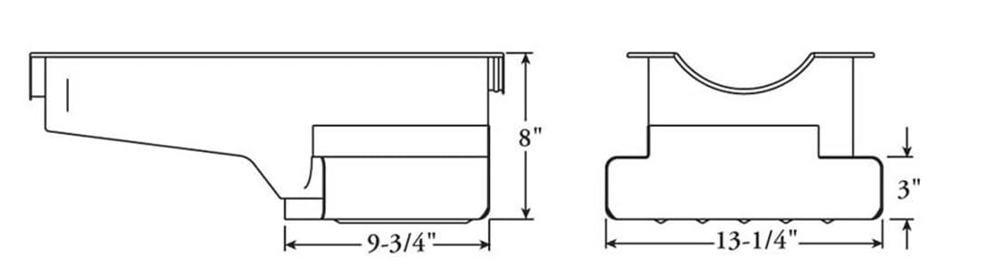 Oil Pan Moroso 20558 for Ford 351C-351M Engines