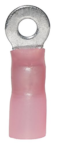 Heat Shrink Ring Terminal Ancor 321725, #8 1/2", 25pc