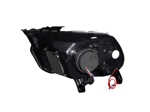 Black Clear AnzoUSA Projector Halo Headlight for Ford Mustang - (Sold in Pairs)