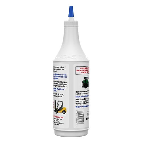 Hydraulic Oil Booster and Stop Leak Lucas Oil 10019 - 1 Quart, White, 32 Ounce