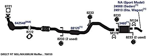 Exhaust Pipe AP Exhaust Products 88125