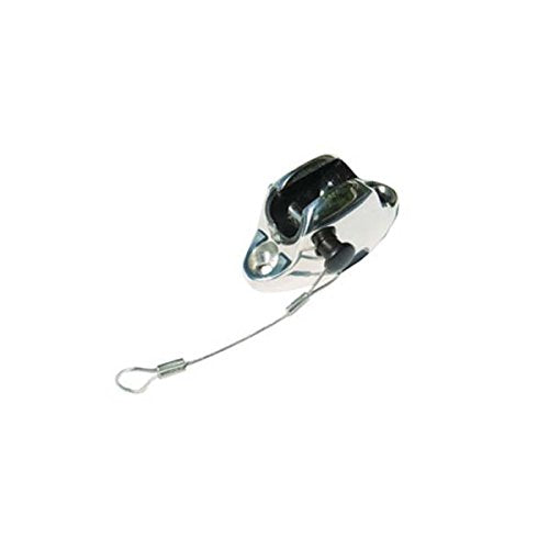 11752 Ball and Socket Deck Mount, with Lanyard and Pin 7/8"- 1", Ball Deck Hinge, Stainless Steel