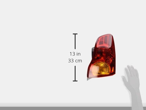 Left TYC Tail Light Assembly Compatible with 2009-2010 Toyota Corolla