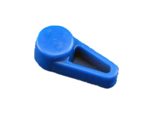 Flair-It Plastic Tear Drop Handle, 0.5" Size Blue 16448