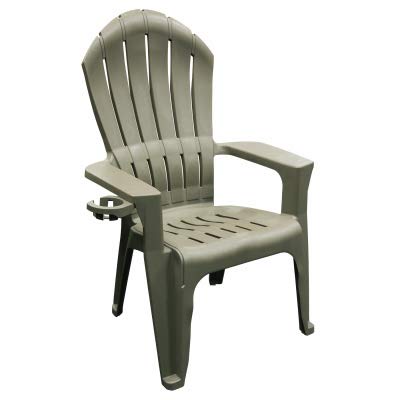 ADAMS MFG 8390-13-3900 Big Easy Gray Adirondack PATIO FURN, One Size