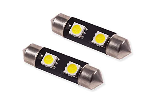 36mm Diode Dynamics SMF2 LED Bulbs (Pair), Cool White (6000K)