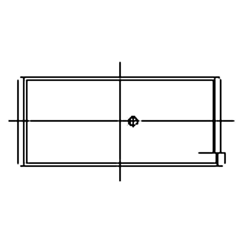 ACL 0.25mm Oversized High Performance Rod Bearing Set for Mitsubishi, 4B1185H-