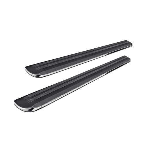 Exceed Black Horse Running Boards Compatible with 2024-2026 Toyota Tacoma-EX-T870 Black