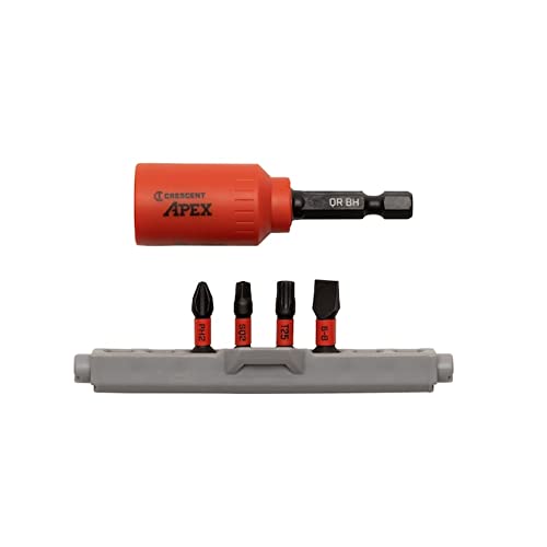 Apex Crescent 1/4-in x 1-in Phillips Impact Driver Bit Set #CAUGBQ2DR-4