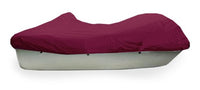 Semi-Custom Trailerite Boat Cover for 3 Seater Paddle Boats, Cranberry (7'2" CL x 61" B)