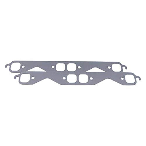 SCE Gaskets SBC STOCK ROUNDED PORT 211181 PREMIUM EXHAUST GASKETS