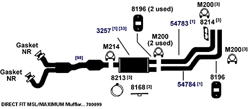Exhaust AP Products Muffler 3257
