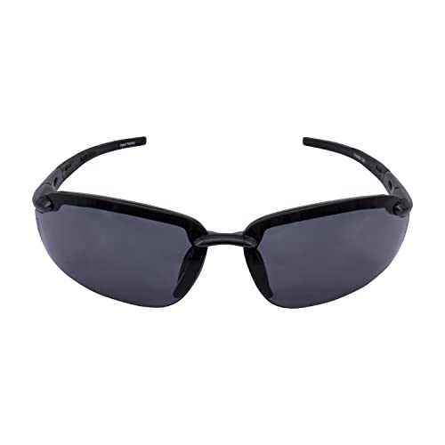 Safety Glasses Crossfire 2961, Smoke Lens/Pearl Black Frame, One Size