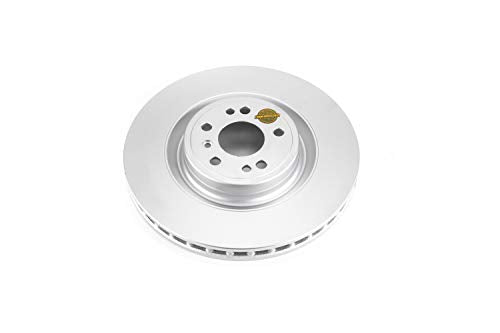 Genuine Power Stop EBR1452EVC Coated Brake Rotor Front For GLE300d, GLE350, GLE3, GLE400, GLE, ML, ML350, M [Model Specific]
