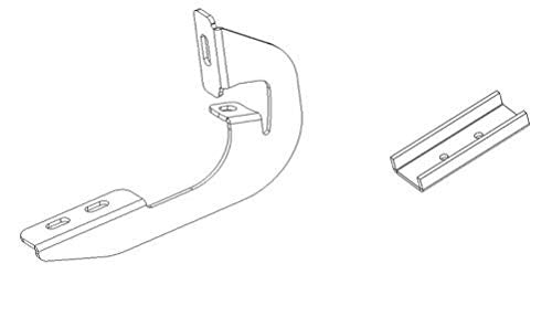 RB10 / RB20 Brackets Go Rhino | Mild Steel, Textured Black | 6940475 | Fits 2014 - 2018 Chevrolet/GMC Silverado/Sierra 1500 Crew Cab Pickup & Other Trucks (See description)