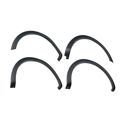 OE Factory Style Black Black Horse Fender Flares Compatible with 2004-2008 Ford F-150-FOEFO04