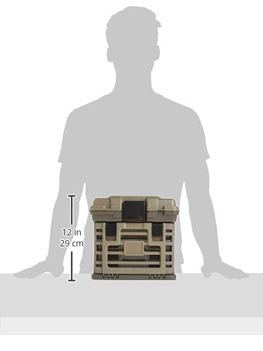 Plano Molding Stow N' Go Pro Rack with 4 #23500s Prolatch Organizers, Graphite Gray, Sandstone