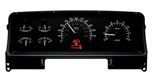 Dakota Digital Retrotech RTX-92F-PU-X Gauge Instrument System Compatible with Ford 1992-96 Pickup and Bronco