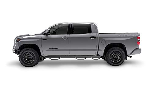 N-Fab Steps Nerf | Textured Black, Wheel-to-Wheel w/ Bed Access | T0690CC-6-TX | Fits 2005-2015 Toyota Tacoma Double Cab 6' Standard Bed, SRW Gas