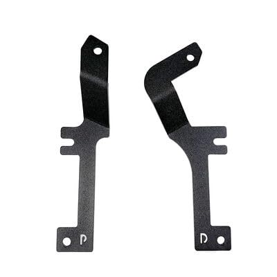 XE Go Rhino Hood Hinge Cube Light Mount | Mild Steel, Textured Black | 732240T | Fits 2019-2021 Chevrolet Silverado 1500