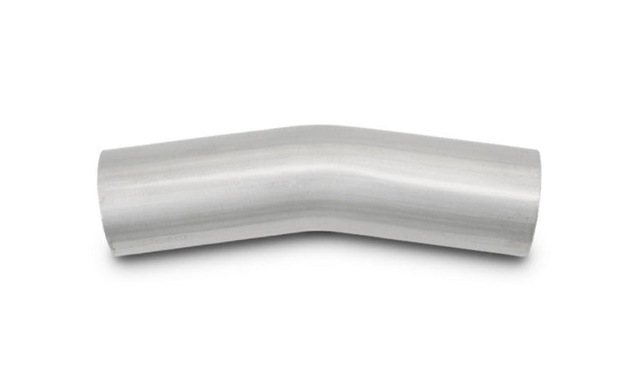 13134 Vibrant Performance Tubing, Mandrel Bend, 15 degree, 304 Stainless Steel, Natural, 16 gauge, 4.00 in. Outside Diameter, 6.00 in. Centerline Radius, 5.00 in. x 5.00 in. Leg Length, each