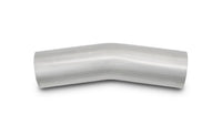 13134 Vibrant Performance Tubing, Mandrel Bend, 15 degree, 304 Stainless Steel, Natural, 16 gauge, 4.00 in. Outside Diameter, 6.00 in. Centerline Radius, 5.00 in. x 5.00 in. Leg Length, each