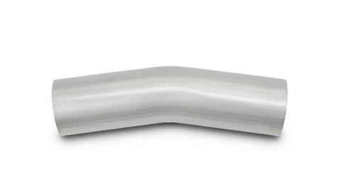 13134 Vibrant Performance Tubing, Mandrel Bend, 15 degree, 304 Stainless Steel, Natural, 16 gauge, 4.00 in. Outside Diameter, 6.00 in. Centerline Radius, 5.00 in. x 5.00 in. Leg Length, each