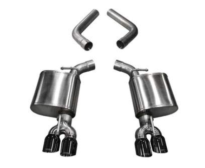 Axle-Back Exhaust System CORSA EXHST 21020BLK Stainless Steel fits Dodge Challenger Includes Muffer