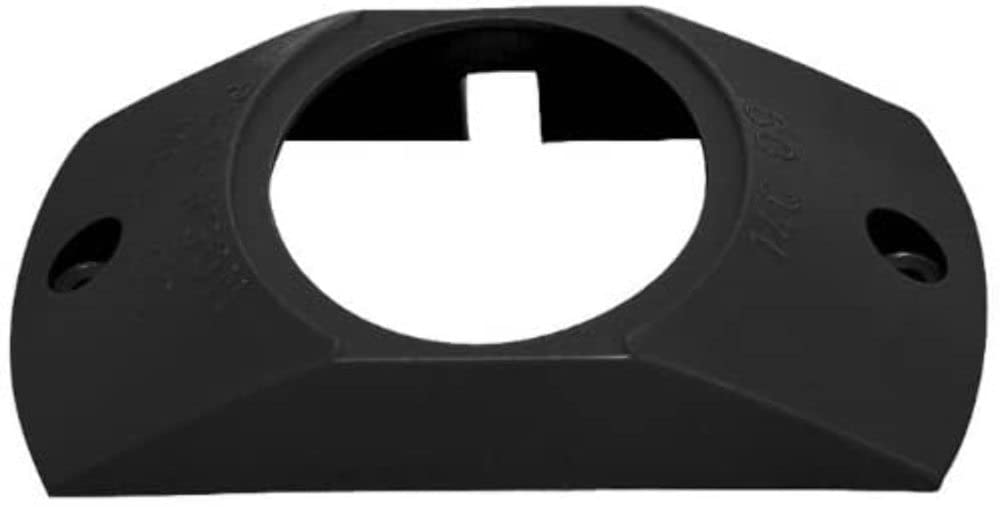 Bracket, Peterson B146-093, Surface-Mount, F/2" Lights, Black, 4.8125"X1"