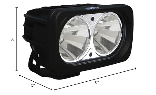 Optimus Black Square Vision X Lighting 9136660 10W LED Flood Light