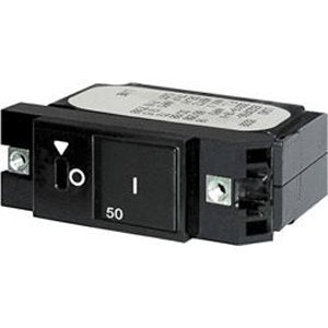 Blue Sea Systems A-Series Off Restricted Flat Rocker Single Pole 25A Circuit Breaker