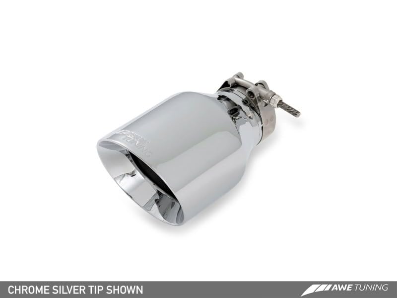 VW MK7 Golf SportWagen AWE Tuning Touring Edition Exhaust w/Chrome Silver Tips (90mm) - 3015-22048