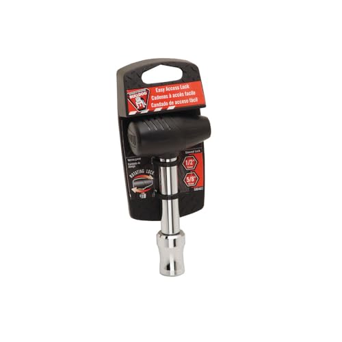 Chrome Bulldog (580407) Easy Access Dogbone Receiver Lock