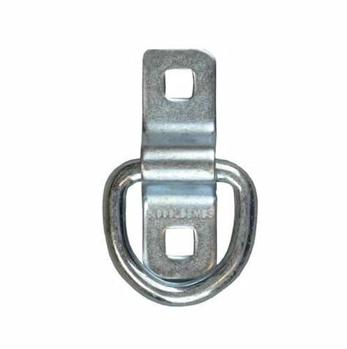 Bolt On Standard Duty D-Ring, 3/8" Diameter, 1 1/2" x 1 5/8" 5,000 lb 1 Pk