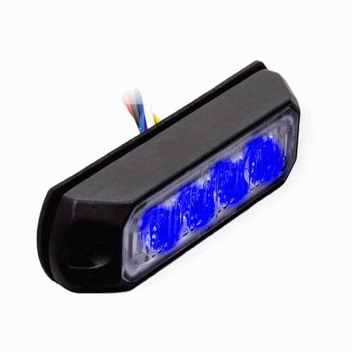 Heise Blue Single Color Marker Lights - 3.8 Inch - 4 Led