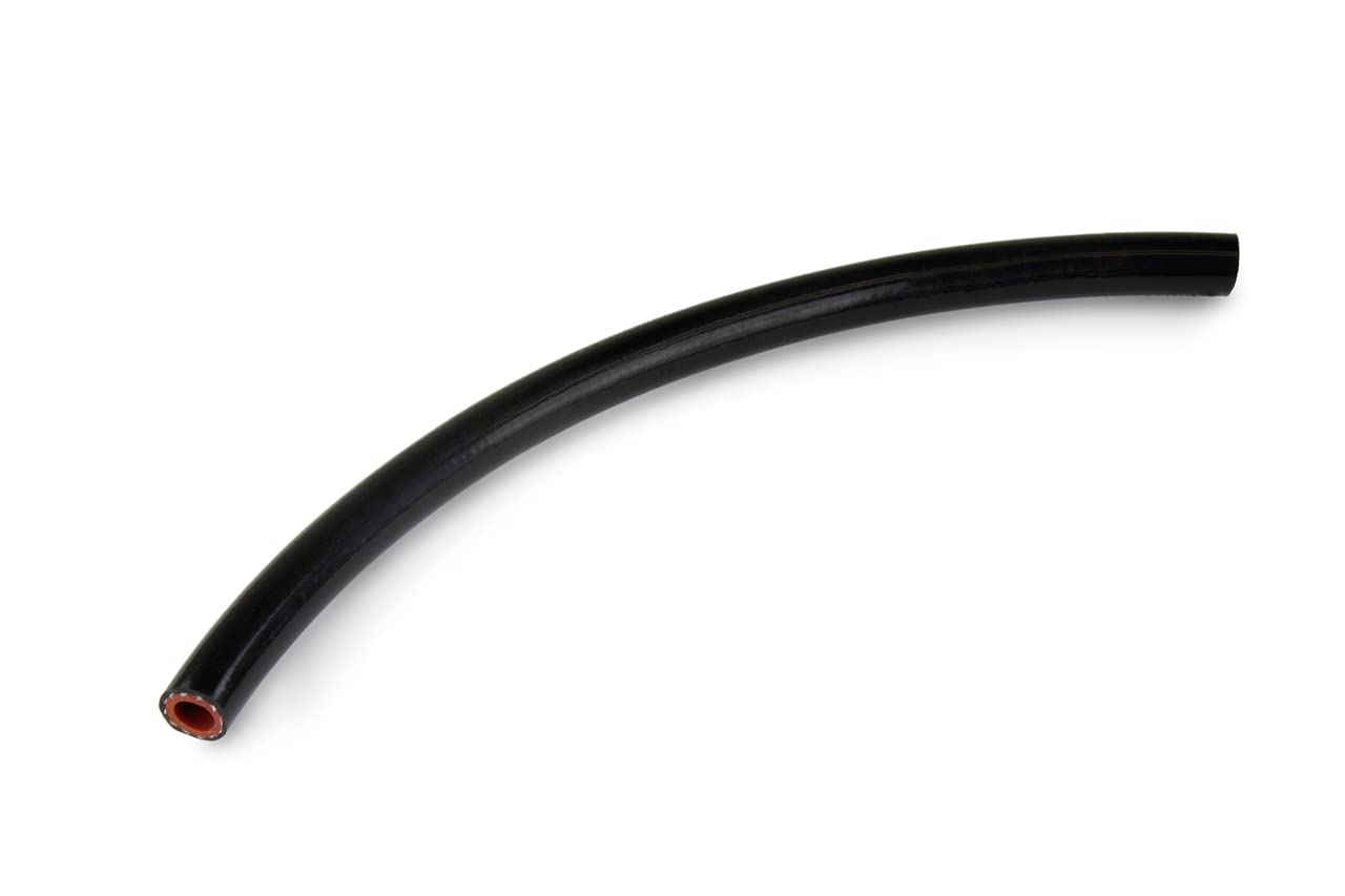 HTHH-100-BLK HPS Silicone High Temperature Reinforced Heater Hose, 200 PSI Maximum Pressure,1' Length, 1" ID, Black