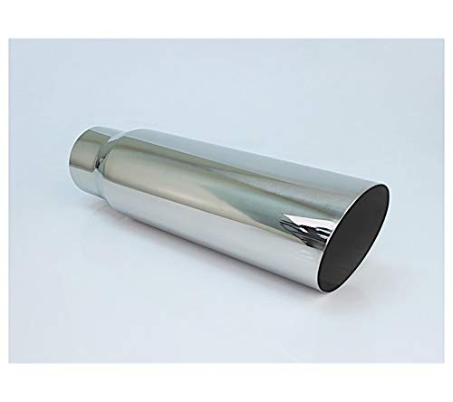 Q9-406018sl Different Trends 4.00inx18.00in Slant & Slant Diesel Pencil Roll Exhaust Tips 4.00in Id / 6.00in