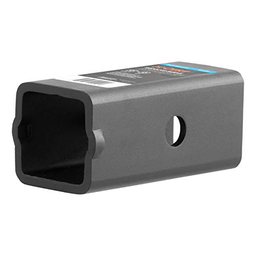 CURT Trailer Hitch Receiver Adapter Reducer Sleeve, 2-1/2 to 2-Inch, Carbide Black Powder Coat 45405