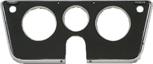 Dash Bezel Brothers Trucks H6068-69 - without Gauges - Black/Chrome