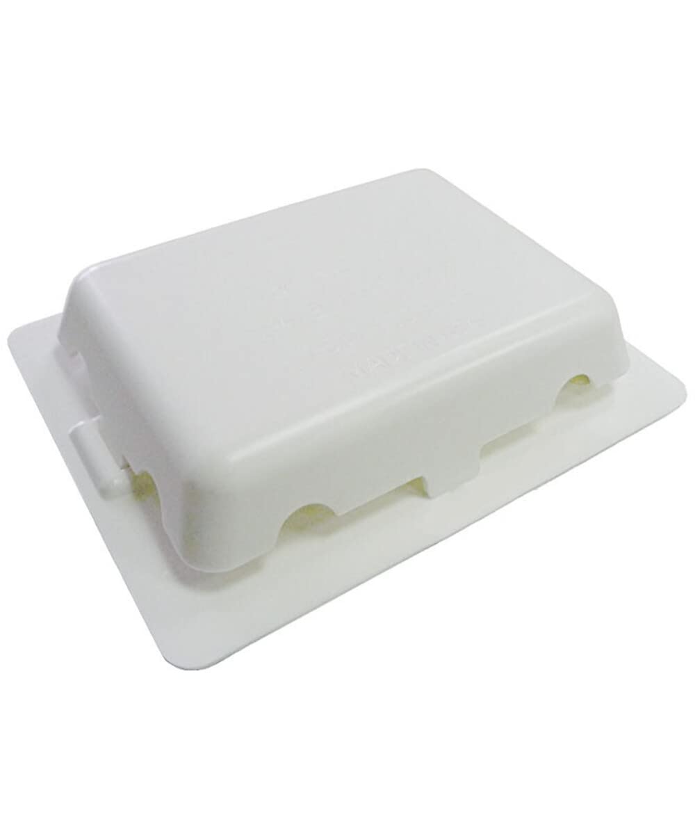 4" x 5" Dr. Shrink White Weather-Tight s/a Vent