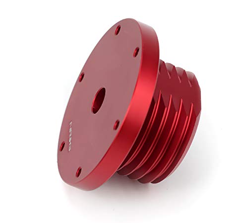 NRG Innovations Gaming Streering Wheel NRG-SRK-TMH-RD Short Hub Adapter 6x70mm Bolt Pattern Red Body