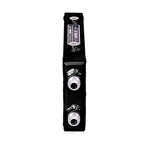 Mishimoto Dual Pass Universal Bar & Plate Oil Cooler Heat Exchanger, Small, Black