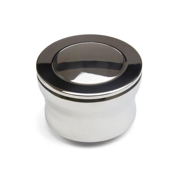 Polished Nine Bolt Billet Aluminum Steering Wheel HUB Adapter for '67-'94 GM with Polished Horn Button