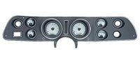 70 - 81 Chevy Camaro Dakota Digital VHX System Analog Dash Gauges Silver Alloy White VHX-70C-CAM-S-W