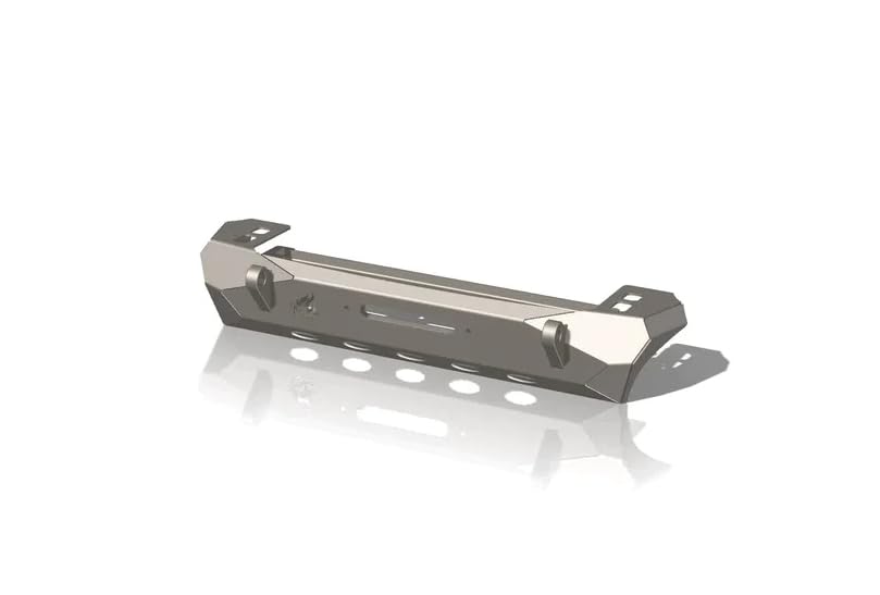 CrawlTek Stubby Pyro Front Bumper - No Stinger compatible with Jeep CJ/YJ/TJ