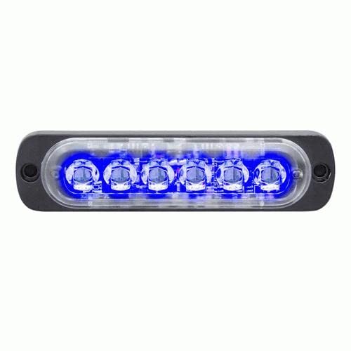 Heise Blue Single Color Lite Marker Lights - 4.4 Inch - 6 Led
